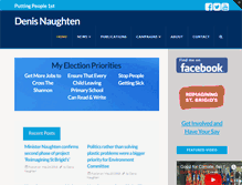 Tablet Screenshot of denisnaughten.ie
